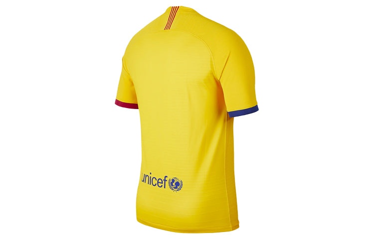 Nike 2019/20 Season Barcelona Vapor Away Player Edition Soccer/Football tournament Yellow AJ5256-728 - 2