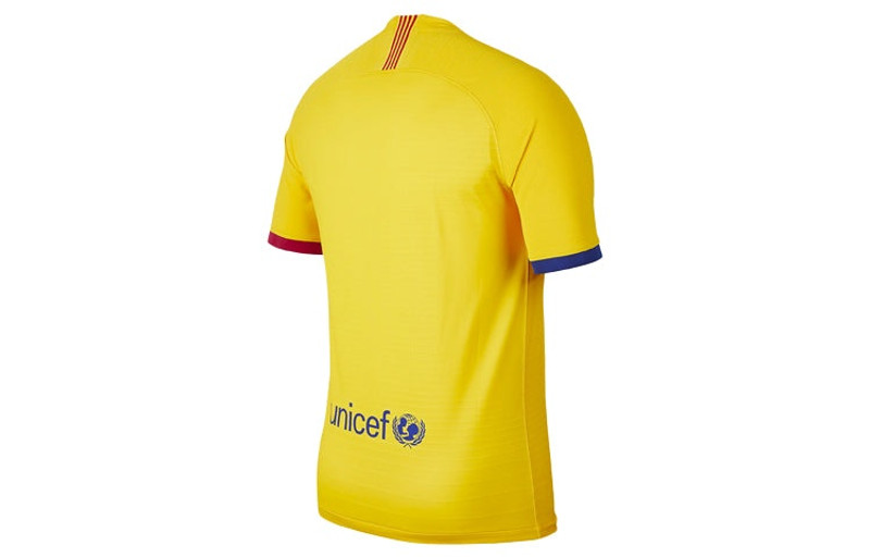 Nike Nike 2019/20 Season Barcelona Vapor Away Player Edition Soccer/Football tournament Yellow AJ5256-728 outlook