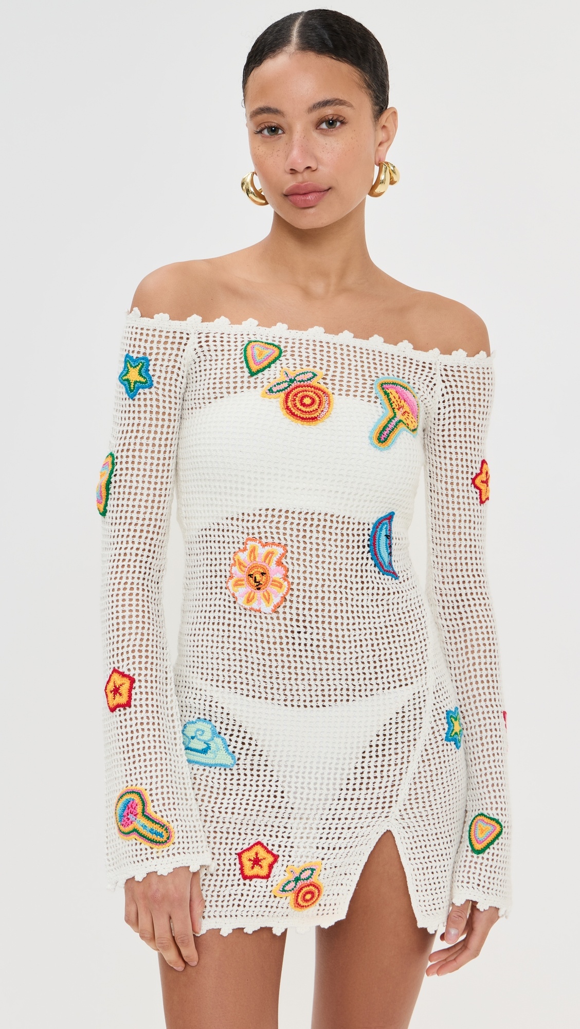 Crochet Dress with Patches - 6