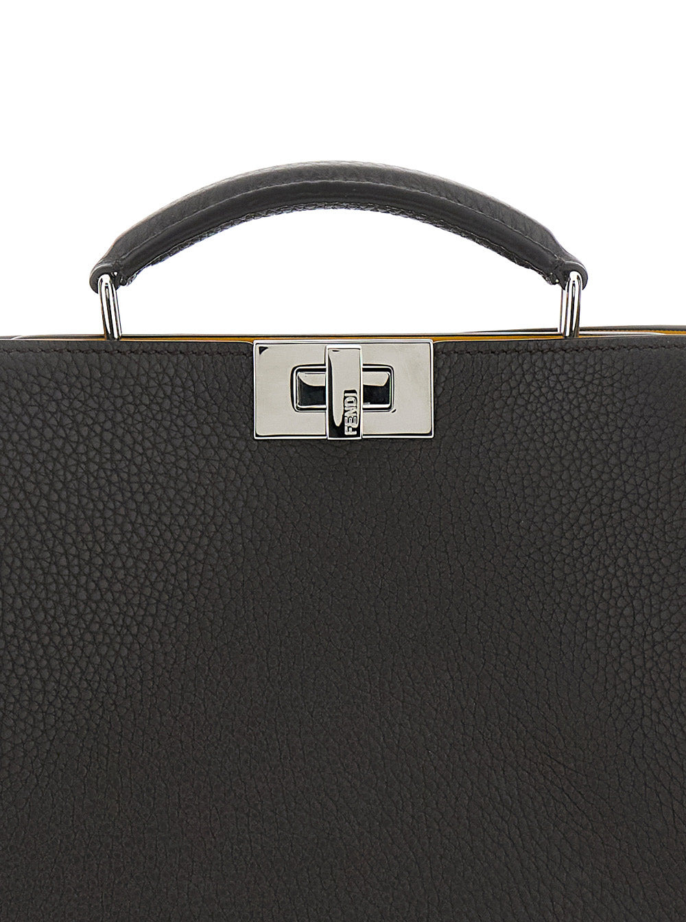 Fendi Men 'Iseeu Small' Brown Handbag With Removable Internal Pocket In Leather Man - 5