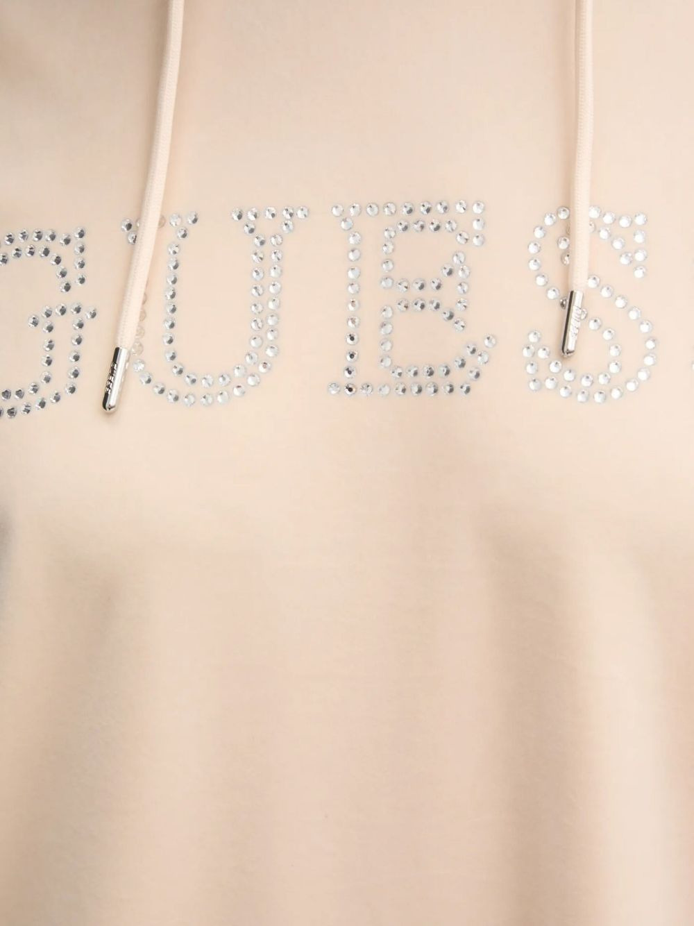 crystal-embellished hoodie dress - 5