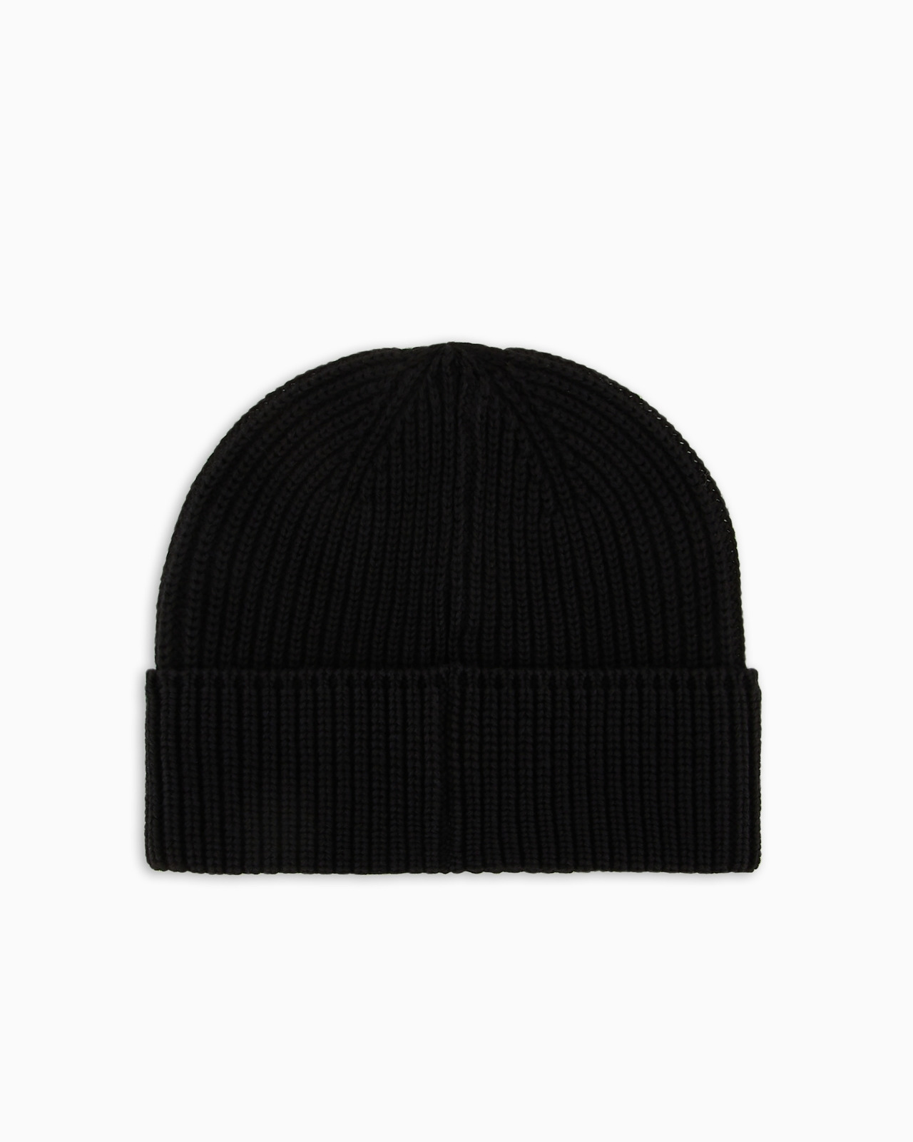 Rib-knit beanie with turn-up brim - 2