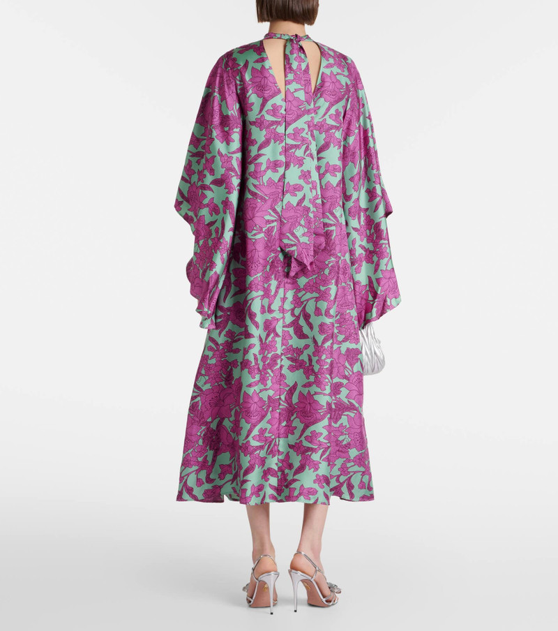 Magnifico silk twill midi dress 3