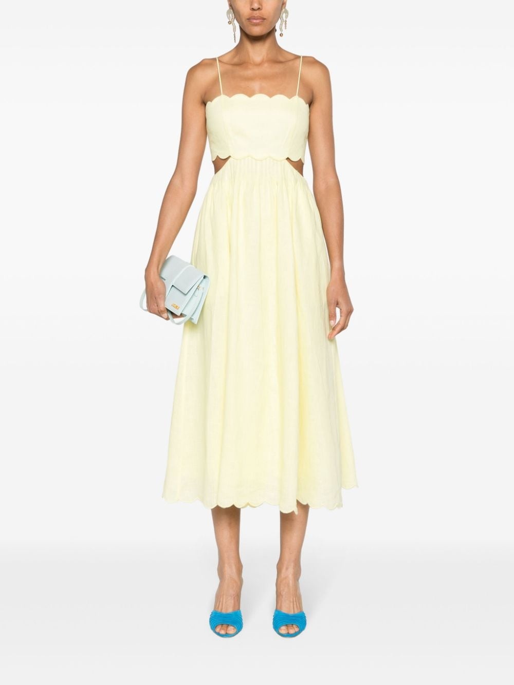 Zimmermann Halliday linen midi dress | farfetch | REVERSIBLE