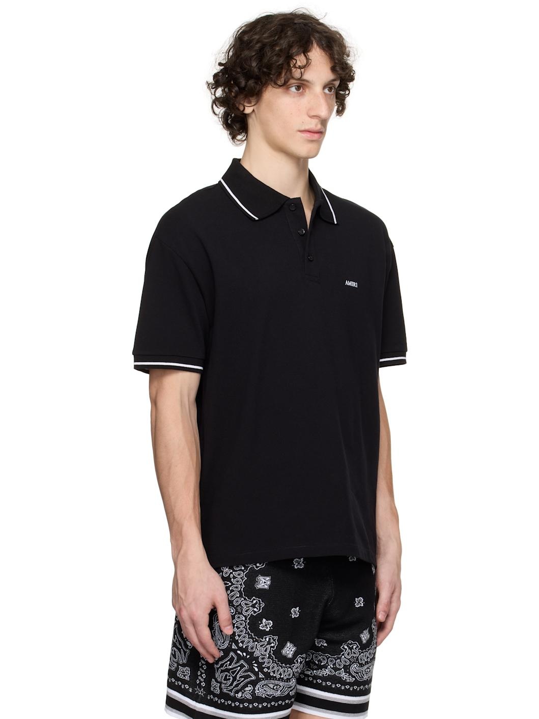 Black 'AMIRI' Polo - 2