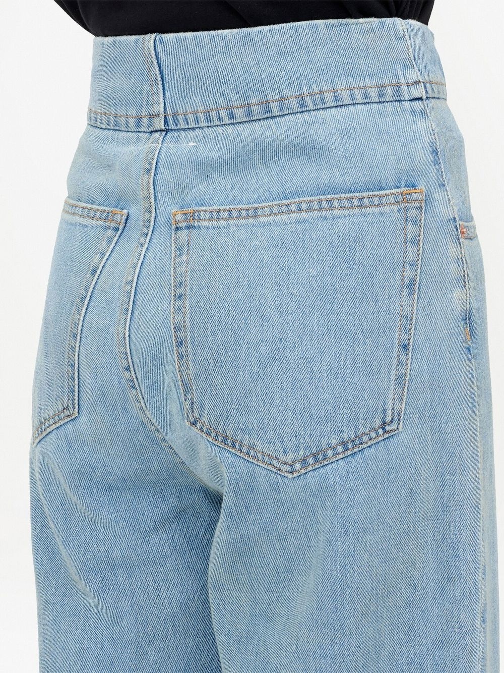 straight-leg cut jeans - 6