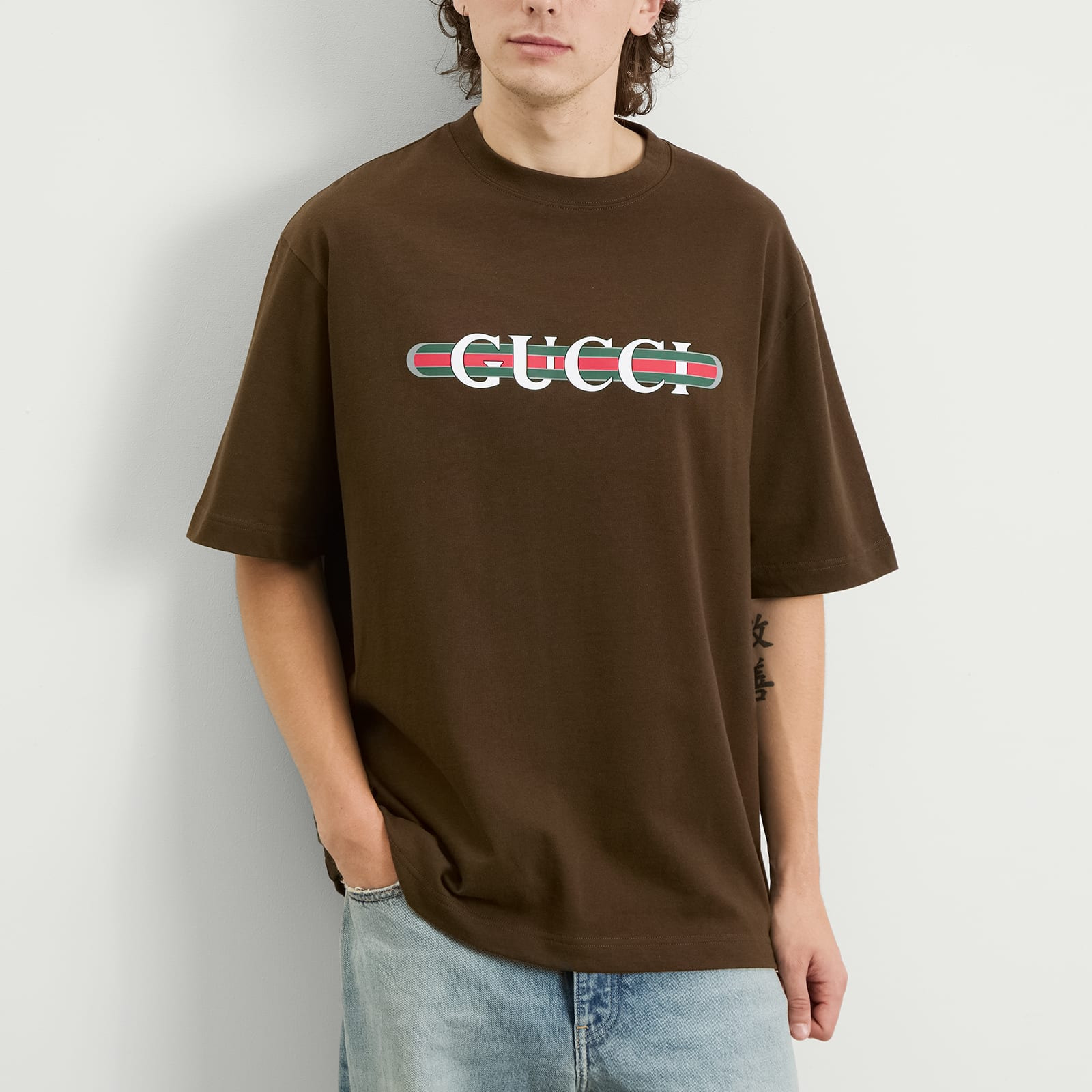Gucci Interlocking Logo Heavy Cotton T-Shirt - 5