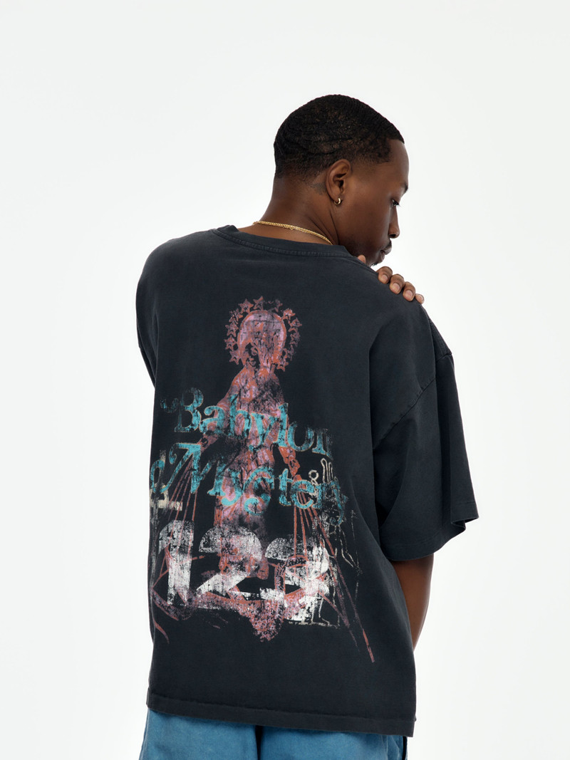 RRR123 BABYLON MYSTERY CVA SS TEE (VINTAGE BLACK) outlook