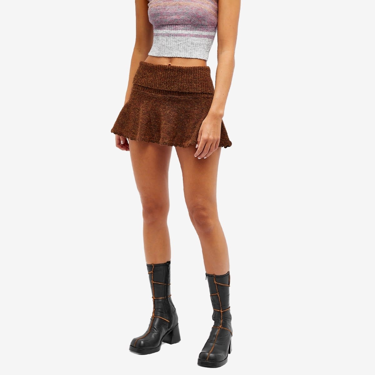 Danielle Guizio Heart Scallop Mini Skirt - 2