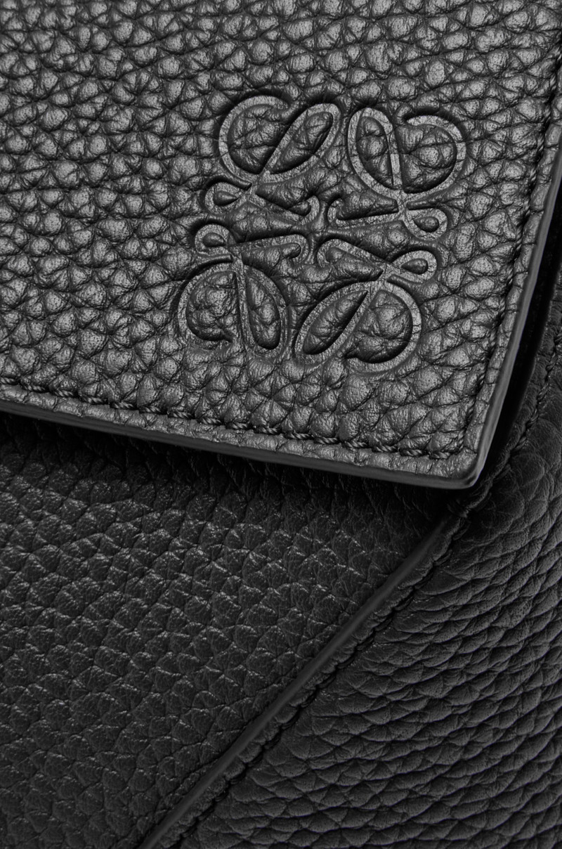 Large Puzzle Edge bag in grained calfskin 10