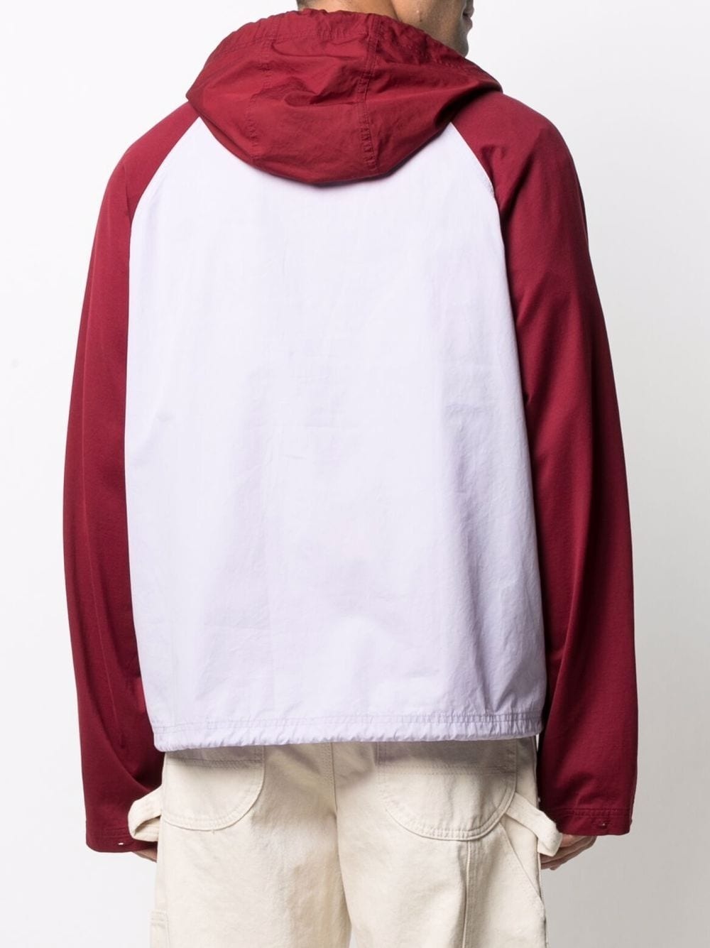 colour-block panelled jacket - 4