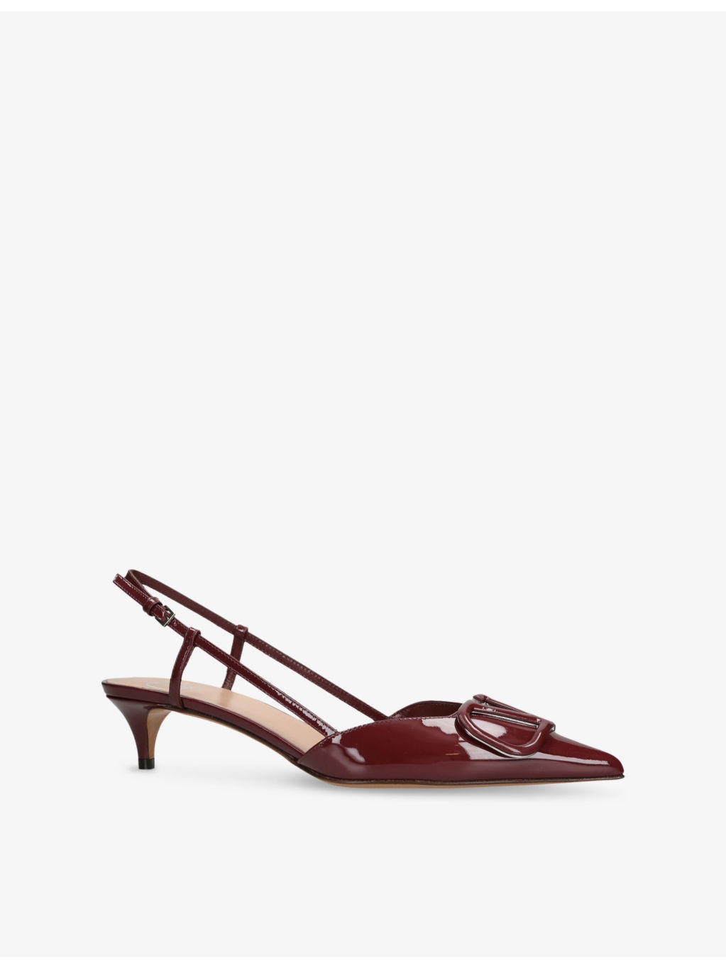 Vlogo Signature 40 Patent-Leather Slingback Courts - 3