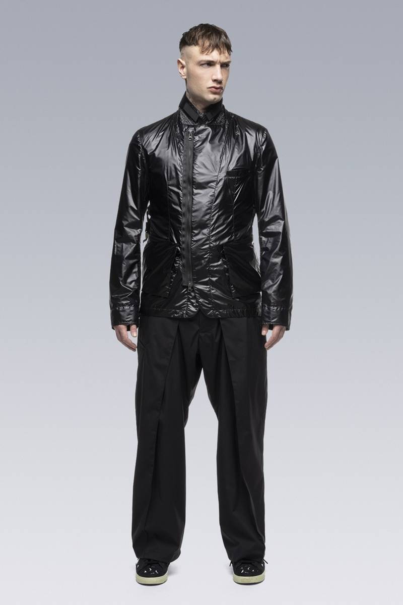 P45-E Encapsulated Nylon Single Pleat Trouser Black 11