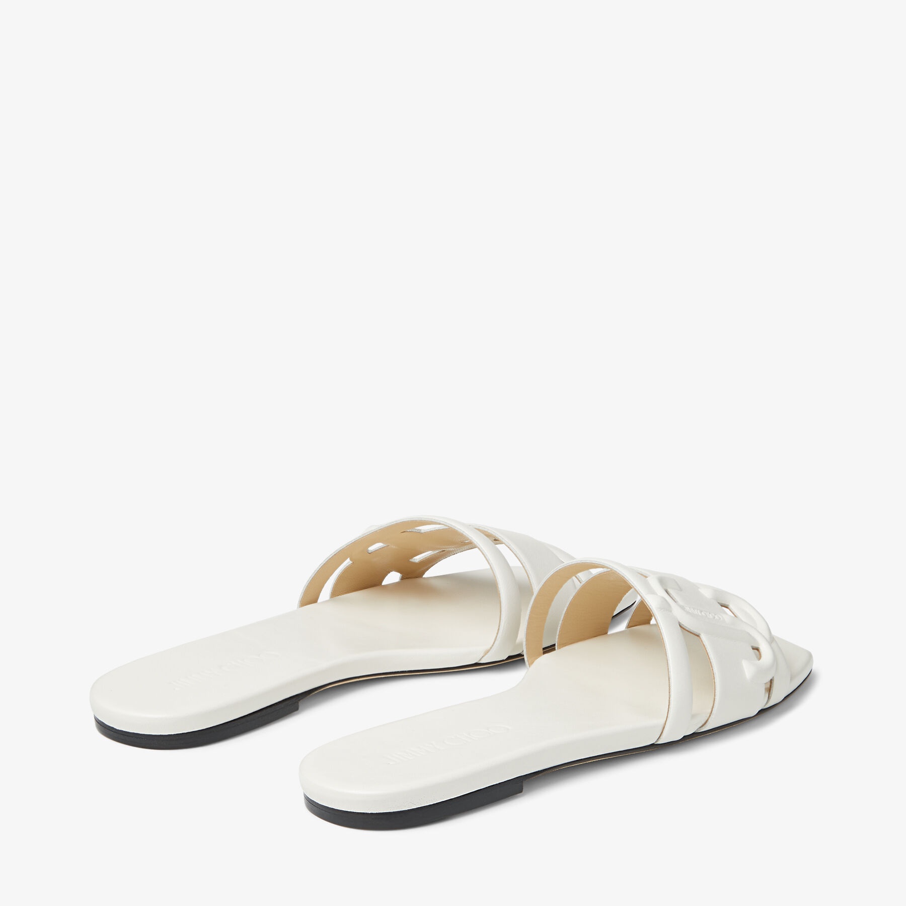 Laran Flat
Latte Nappa Leather Flats with JC Monogram - 6