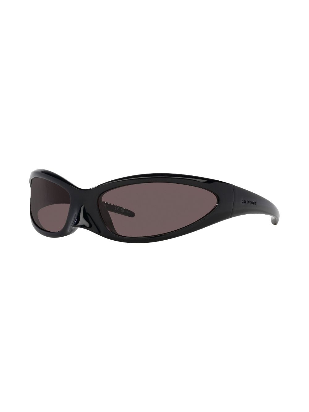 logo-debossed biker-style sunglasses - 2