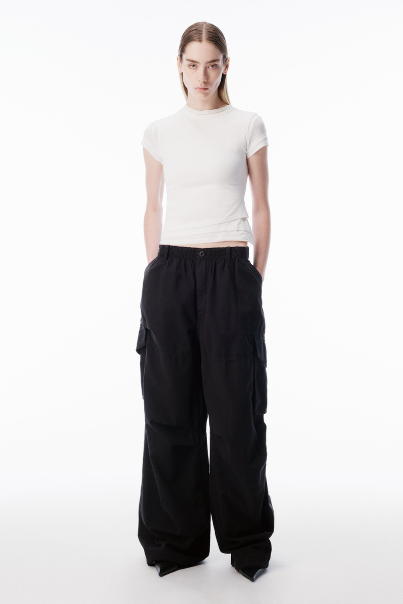 Alexander Wang Elastic Mid-Rise Cargo Pant outlook