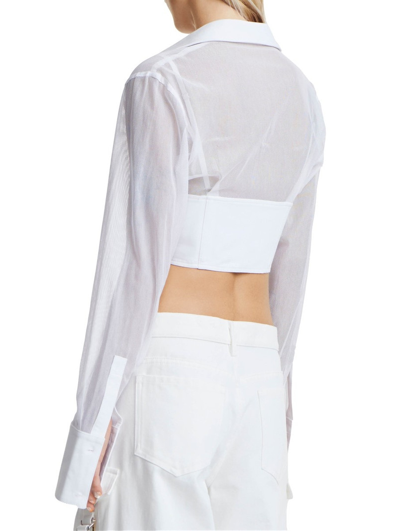 Grid corset shirt 4
