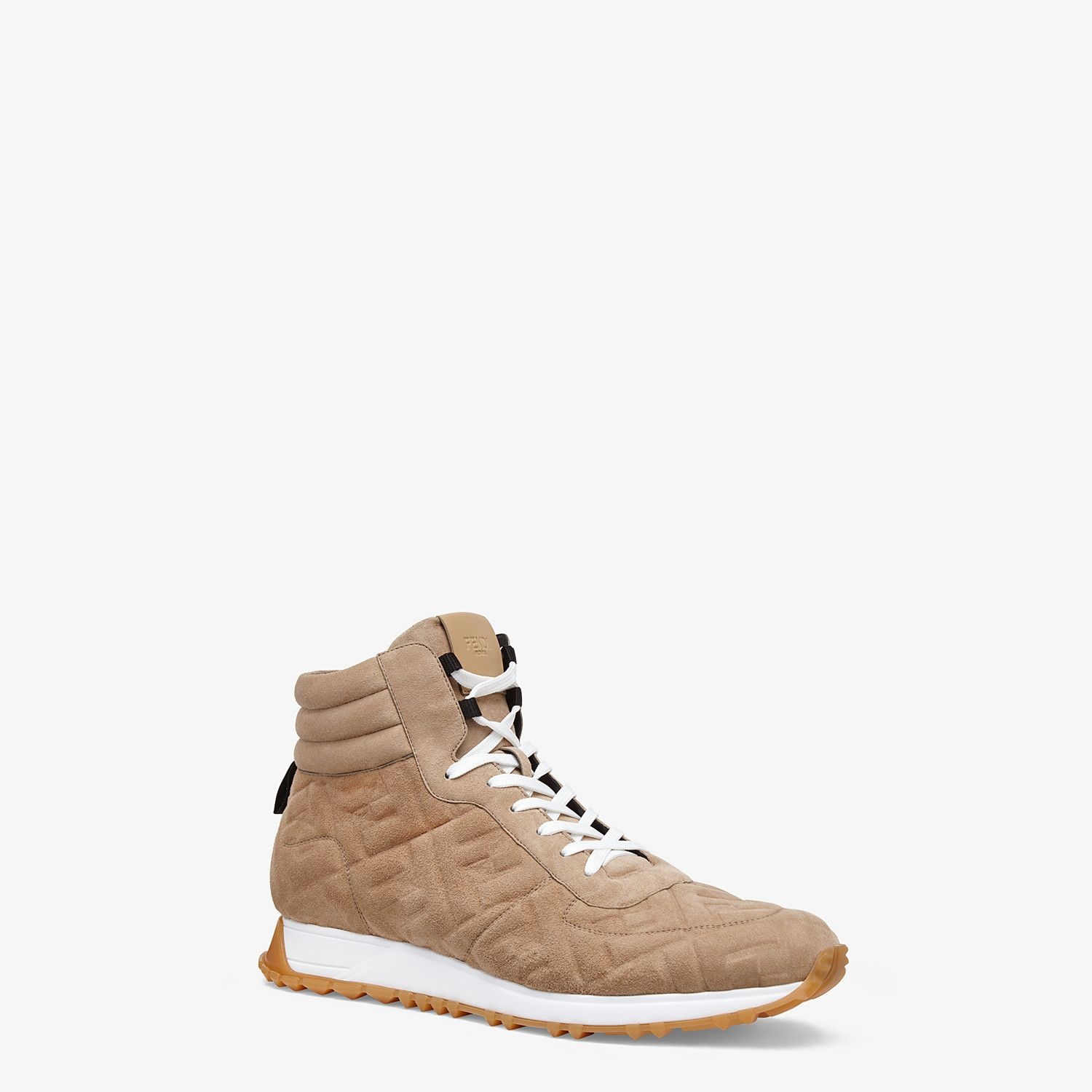 Beige suede high-tops - 2