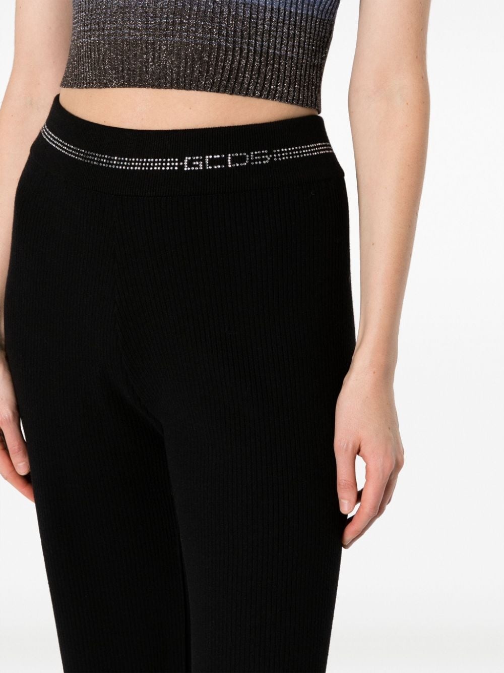 Bling straight-leg trousers - 5