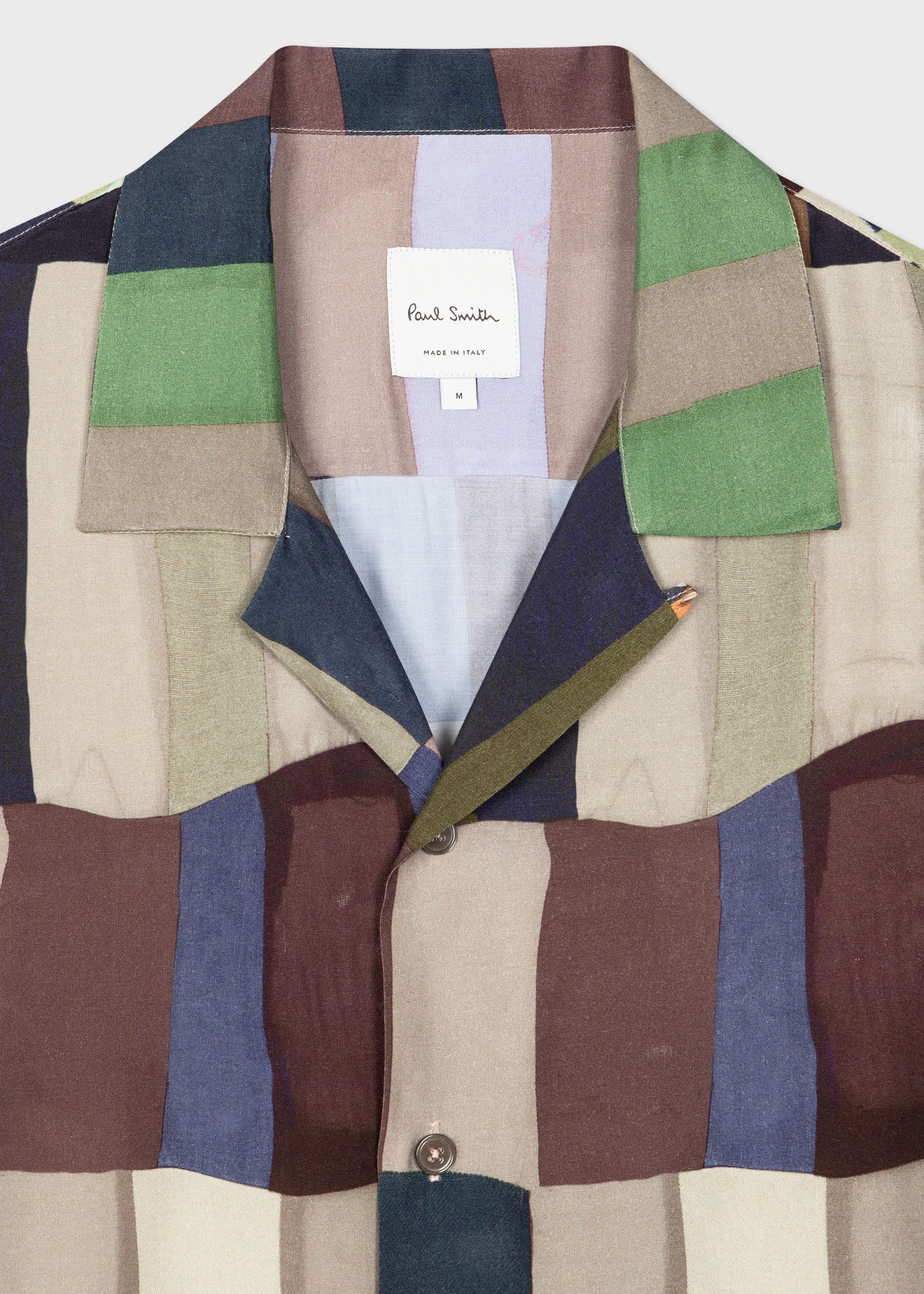 Paul Smith 'Overlapping Check' Print Shirt | REVERSIBLE