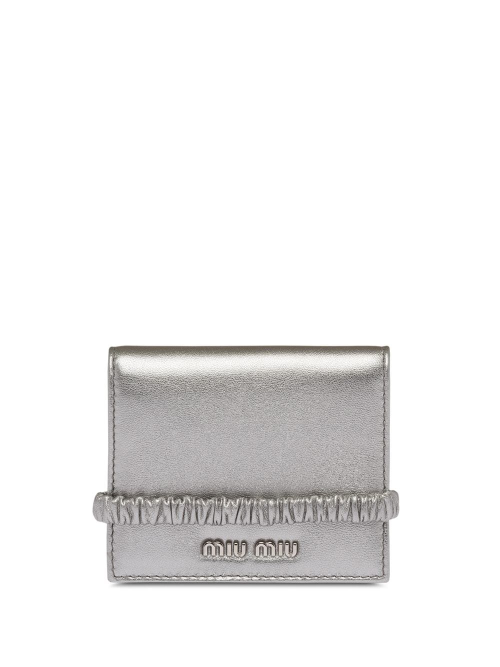 metallic foldover wallet - 1