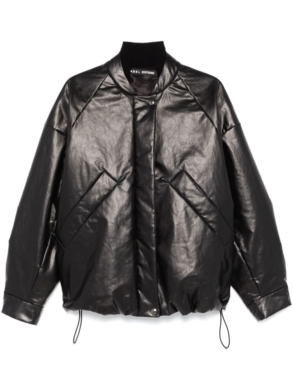 polished bomber jacket - 1
