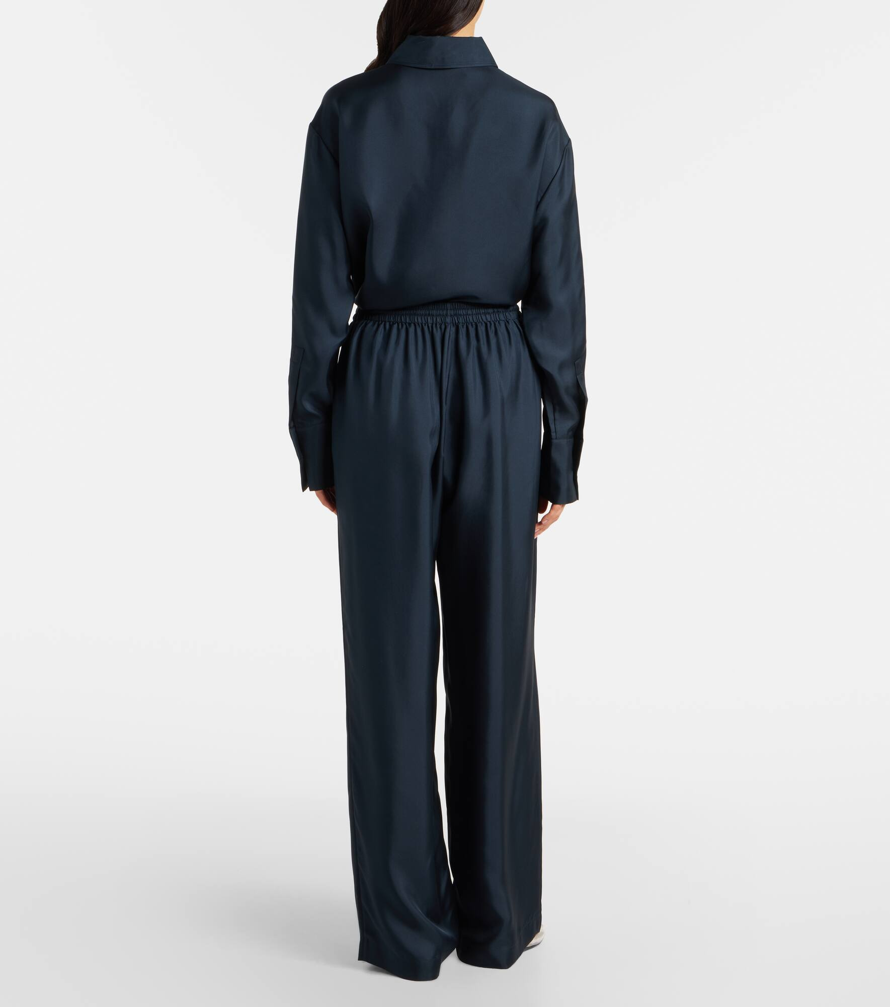 Silk palazzo pants - 3