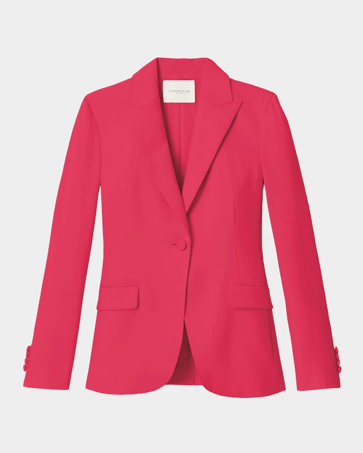 Single-Button Finesse Crepe Blazer - 1