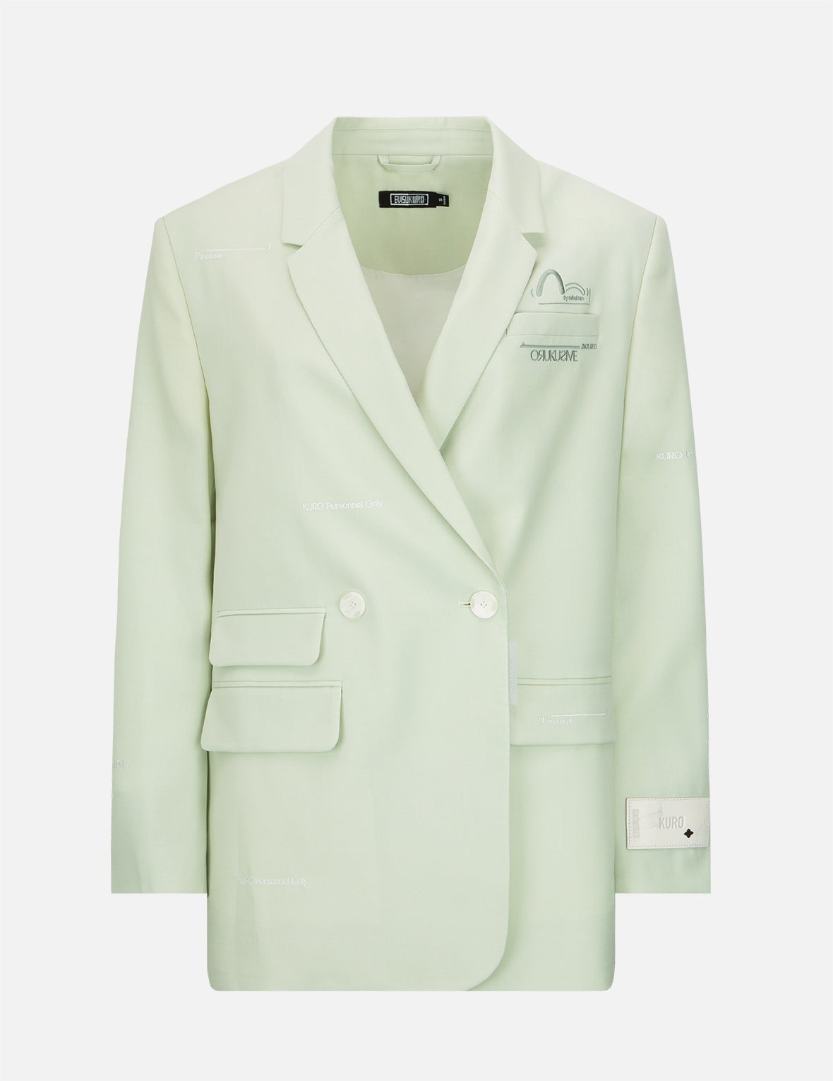 Seagull Embroidery Blazer - 7