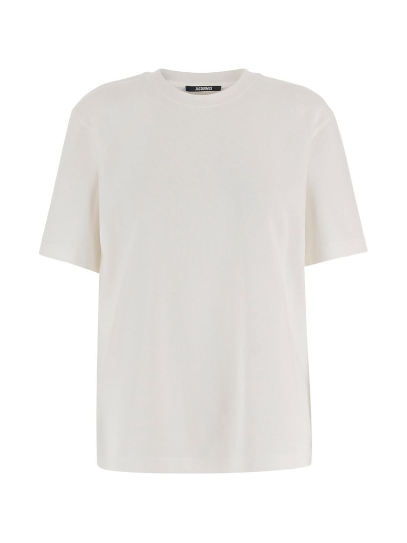 logo-lettering crew-neck T-shirt 1