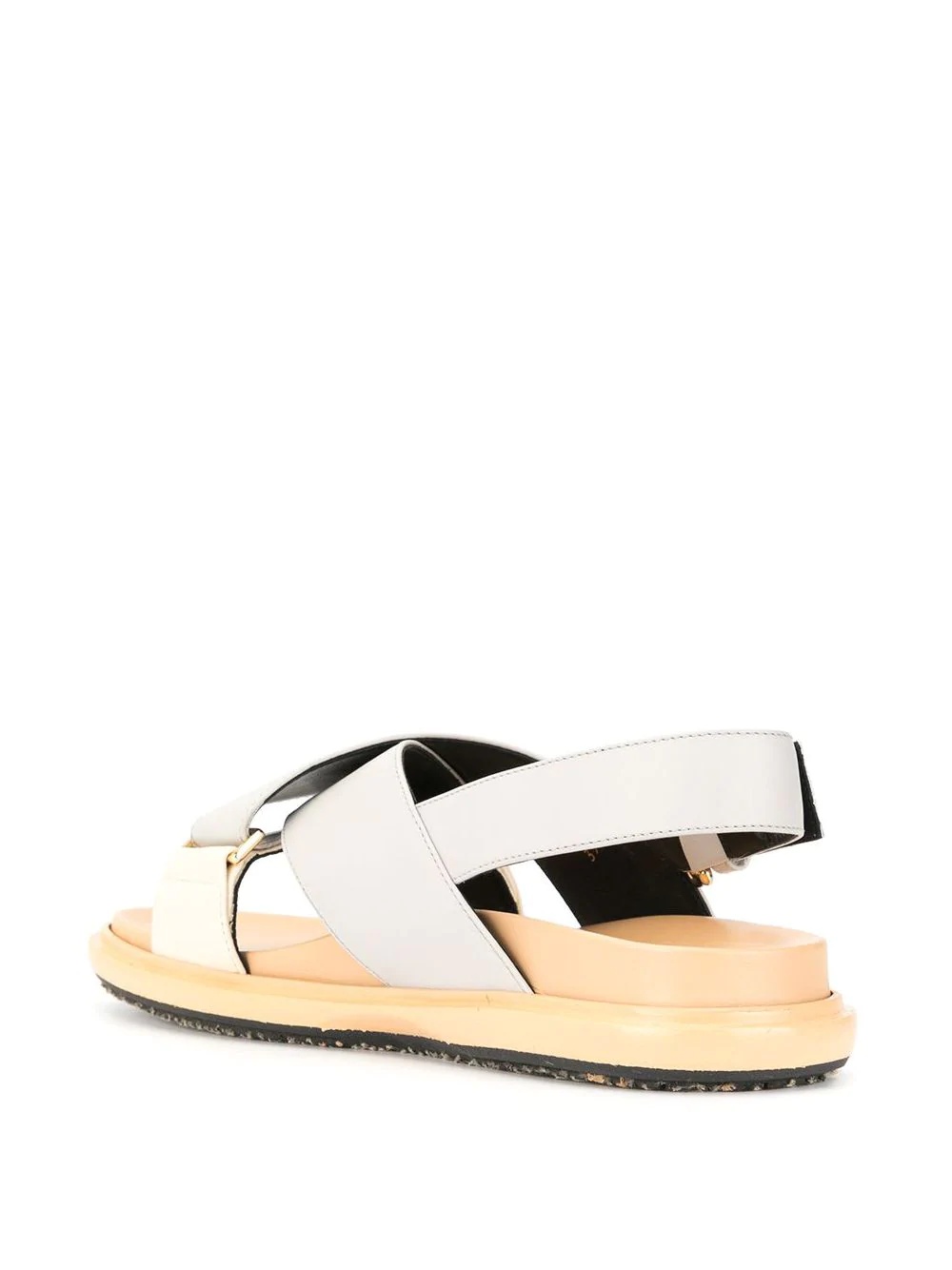 crossover strap sandals - 3