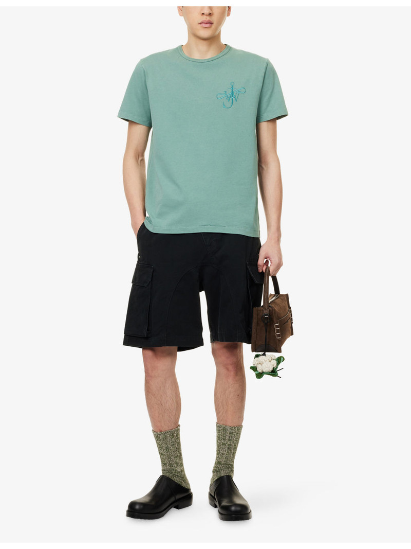 JW Anderson Ribbon Anchor Cotton T-Shirt outlook