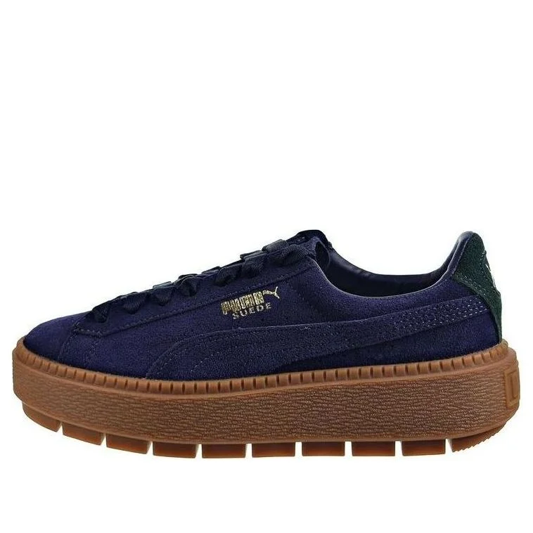 (WMNS) PUMA Suede Platform 'Purple' 367066-01 - 1