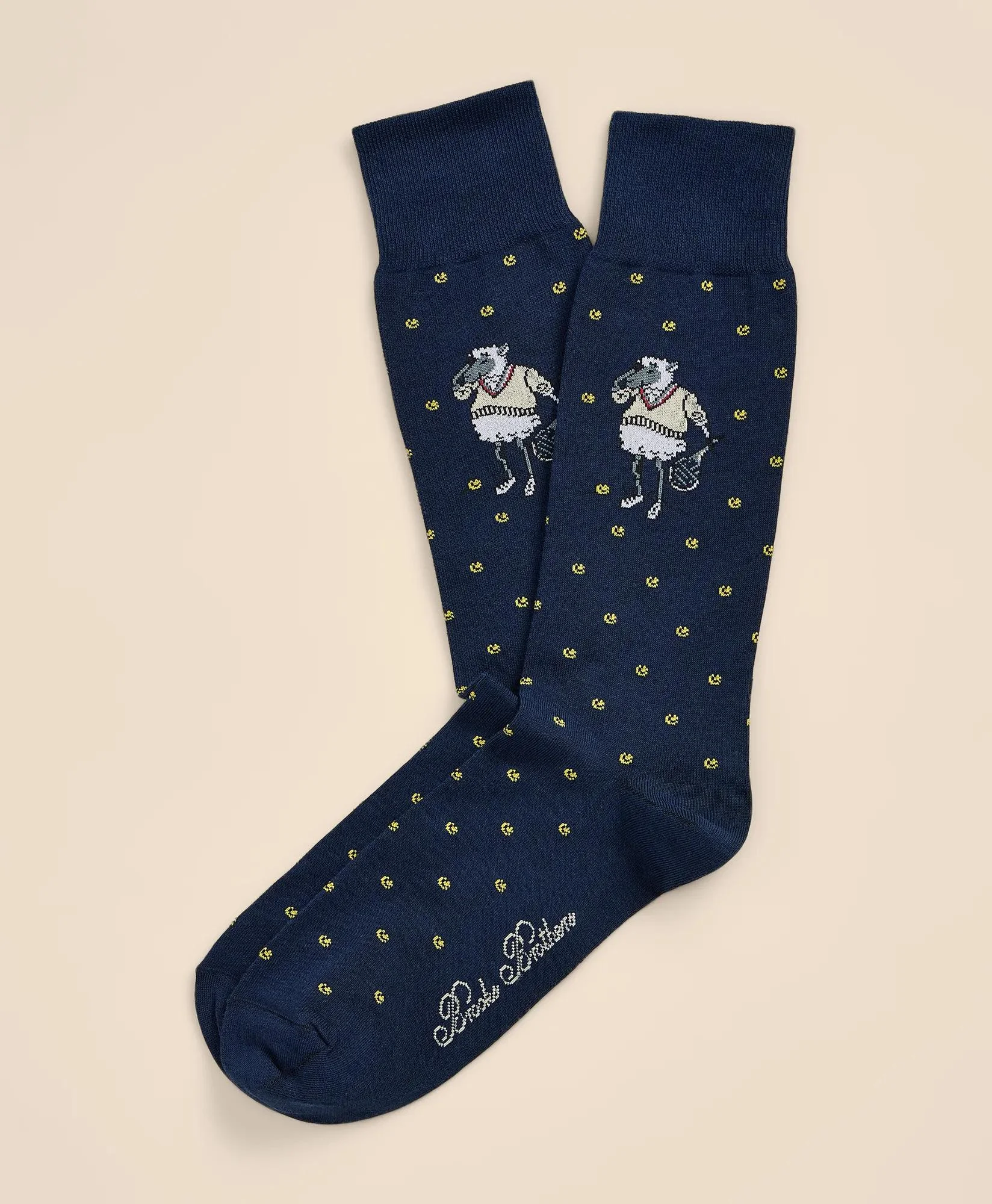 Cotton-Blend Henry Tennis Socks - 1