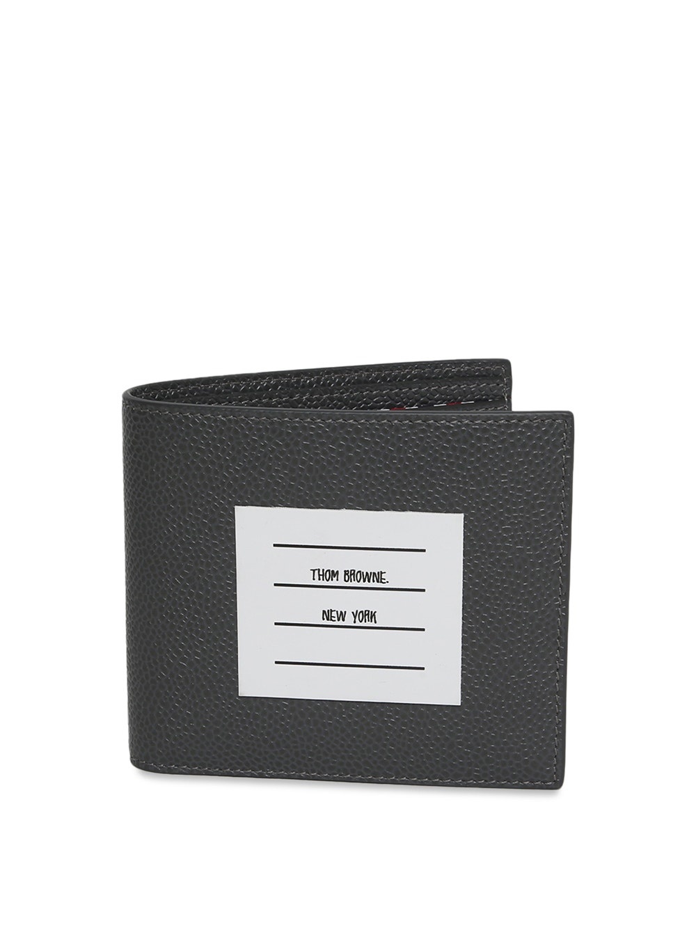 Paper Label Billfold Wallet Dark Grey - 1