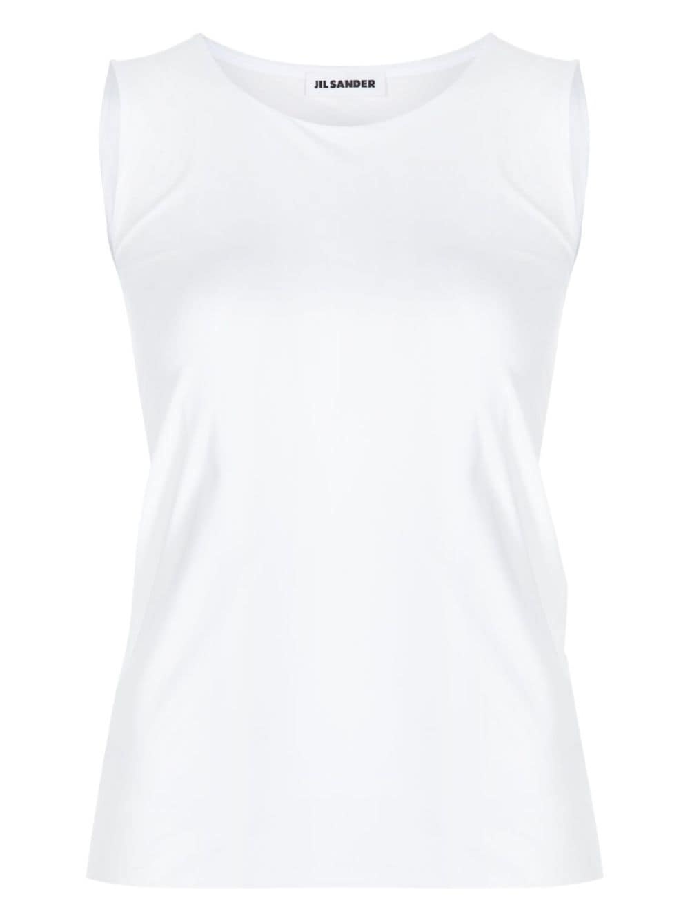 sleeveless stretch tank top - 1