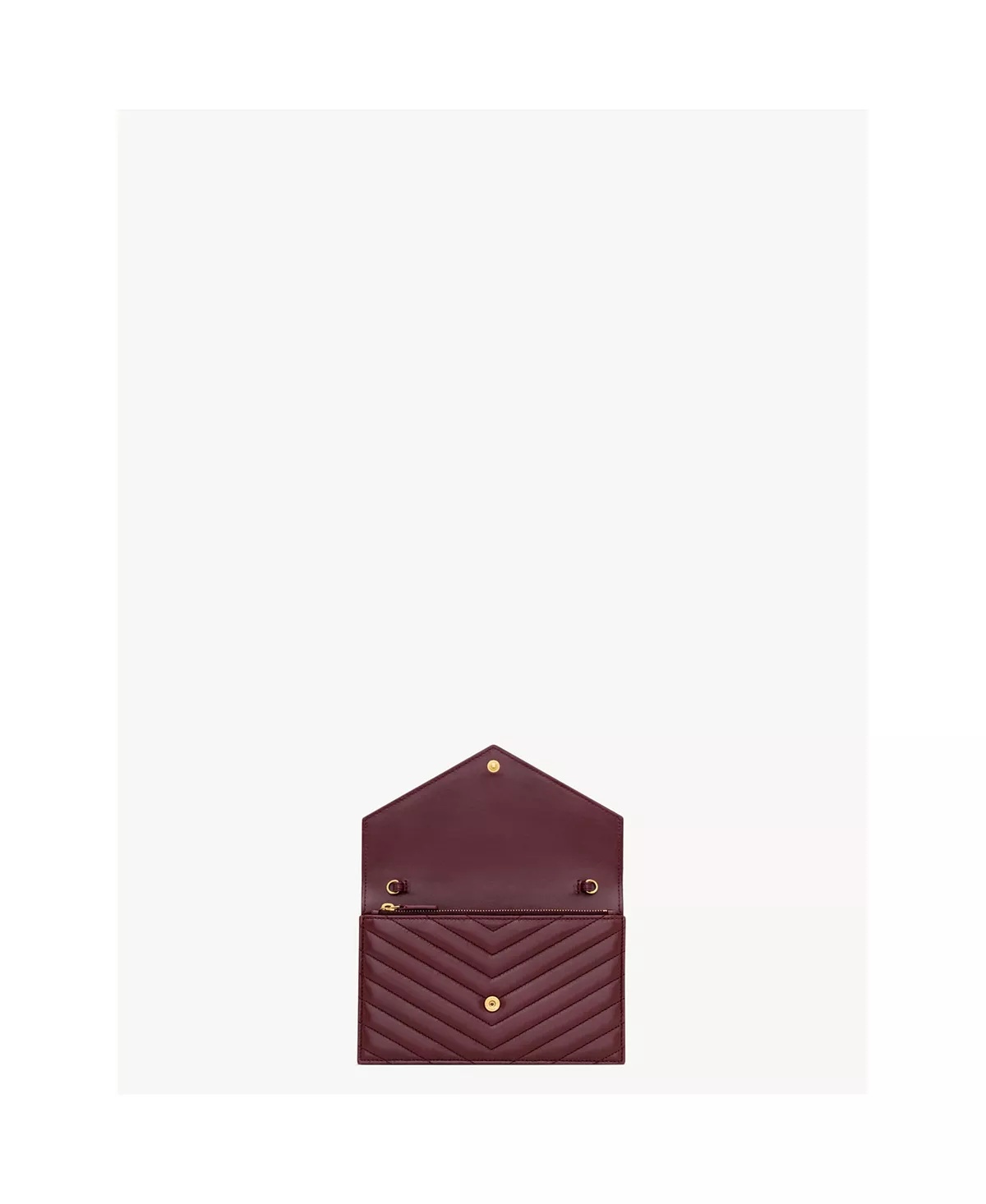 Cassandre Envelope Chain Wallet in Grain Leather - 6