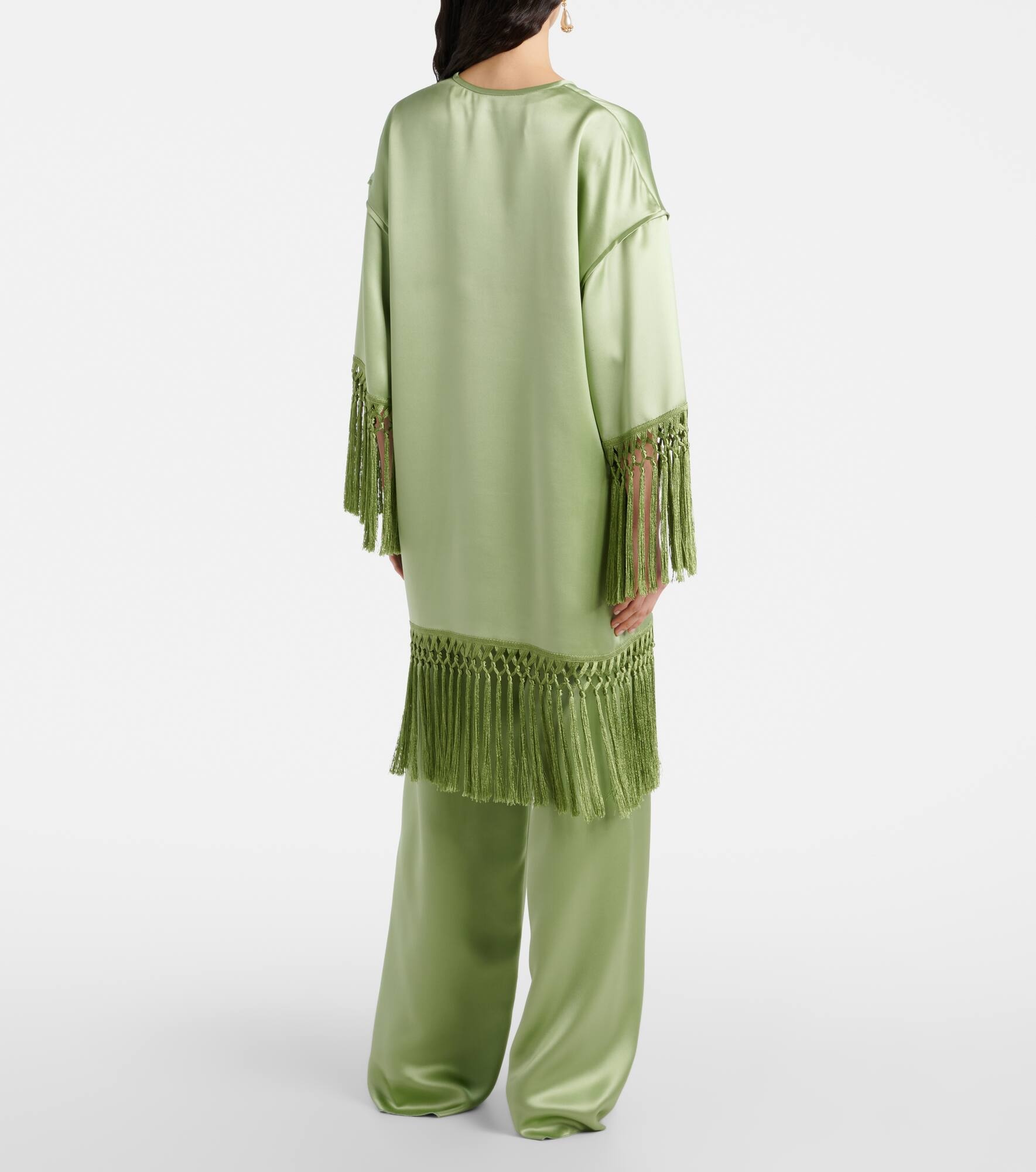 Duchesse silk kaftan - 3
