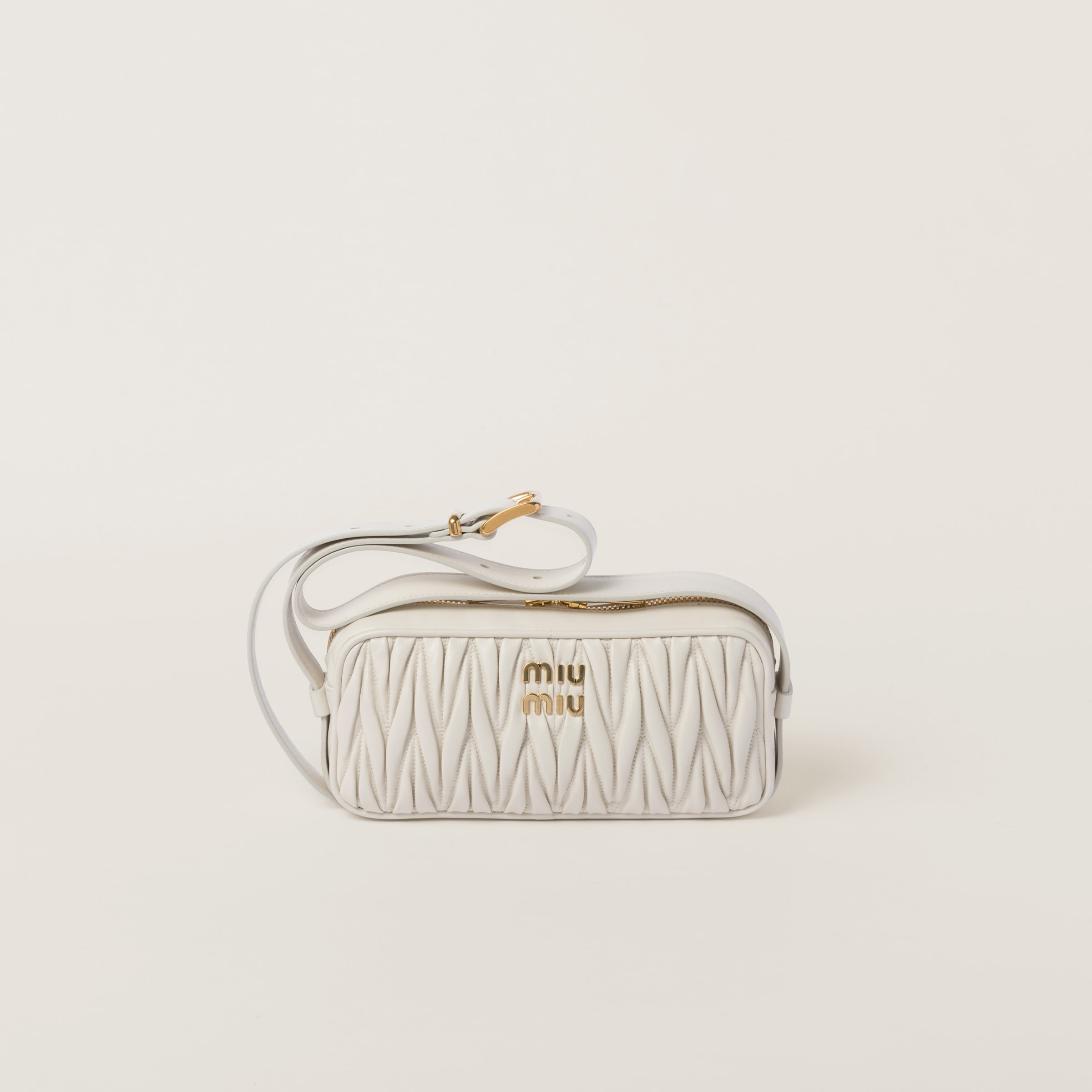 Matelassé nappa leather shoulder bag - 1