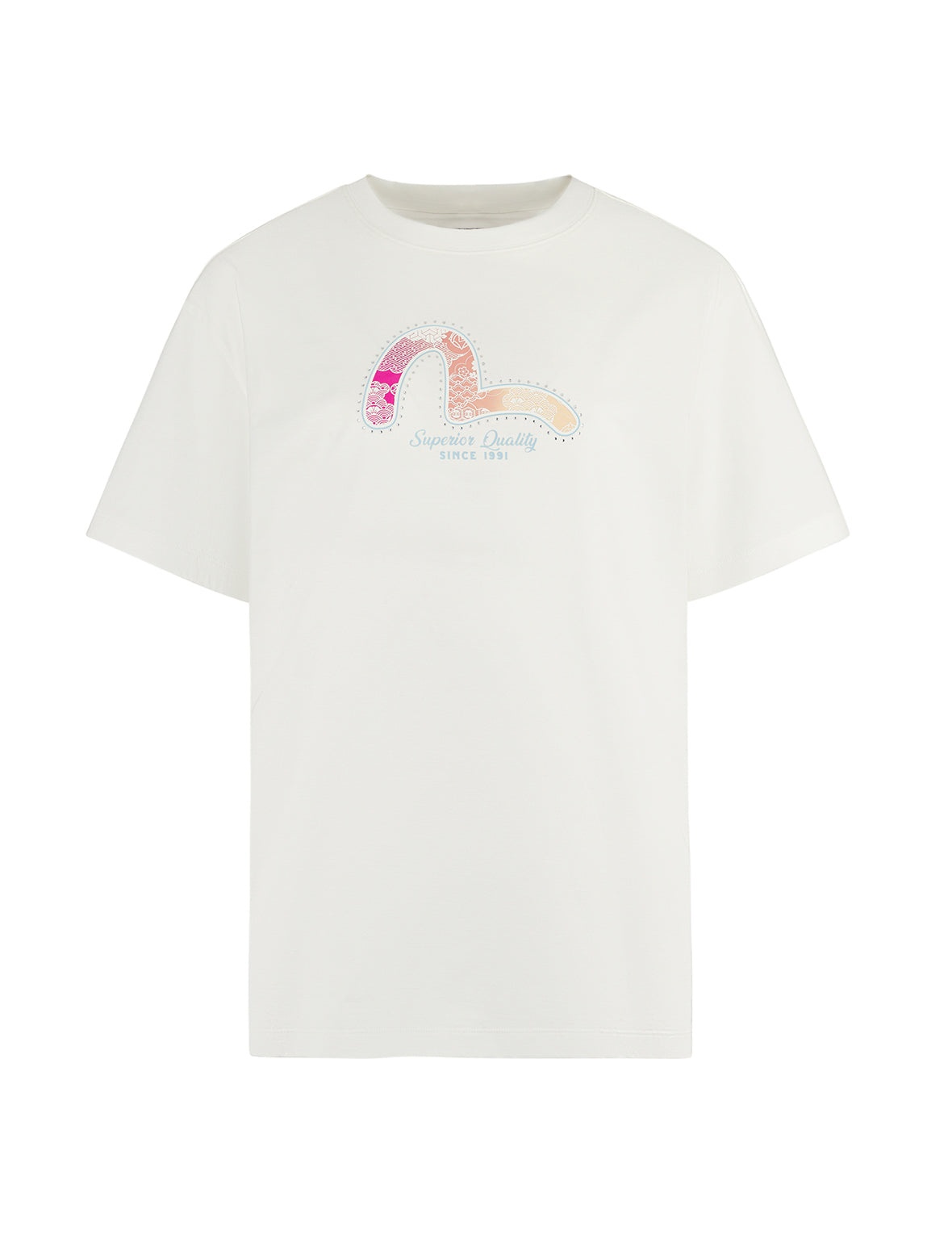 Seagull Foil Print Boyfriend T-shirt - 9
