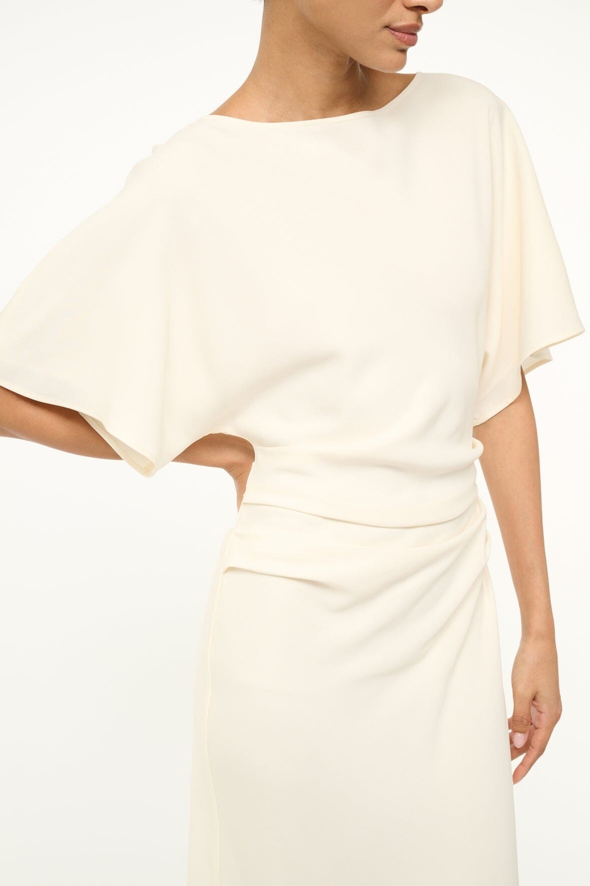 STAUD AMELIE DRESS IVORY - 6