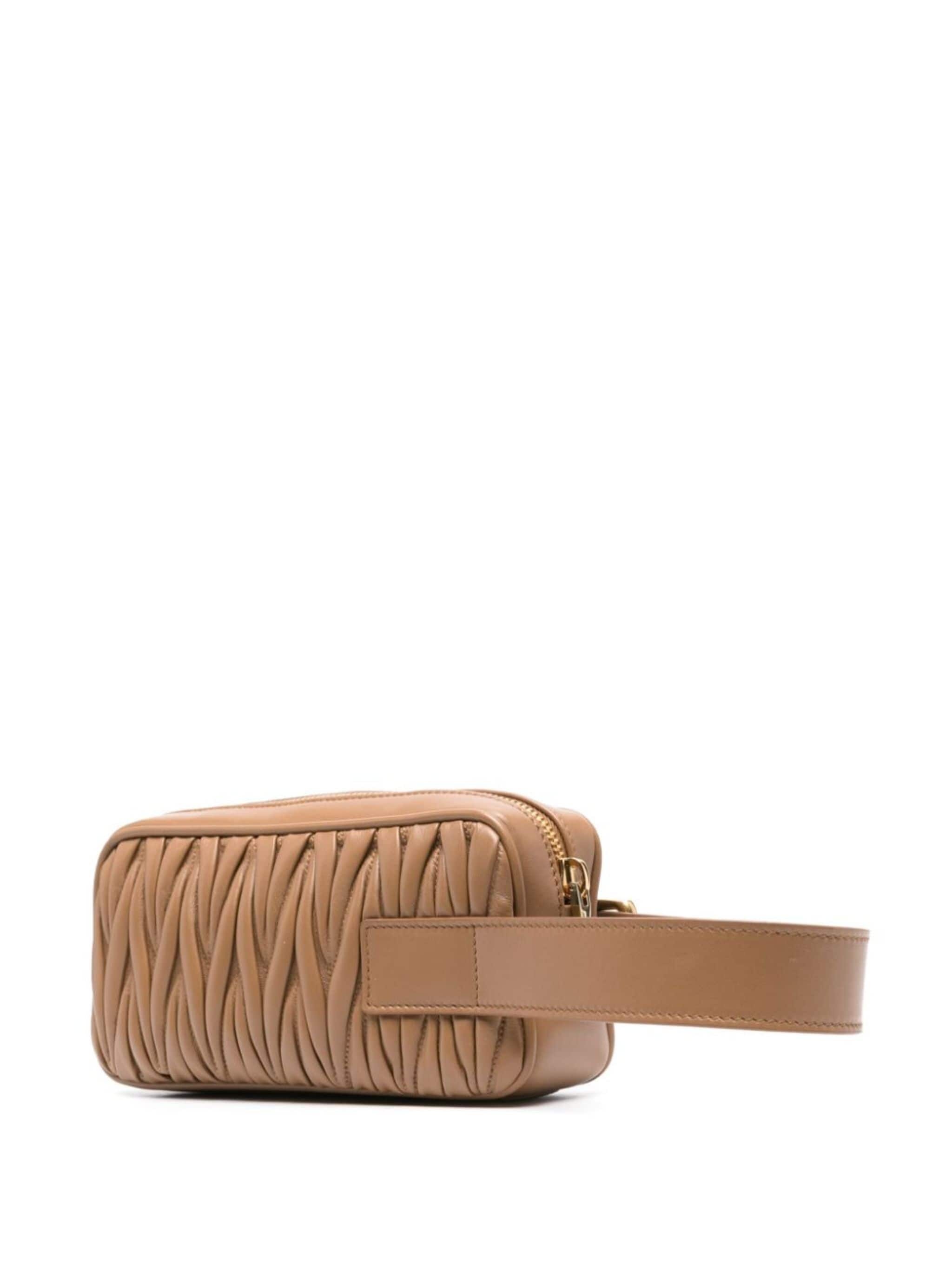 Matelassé nappa clutch bag - 3