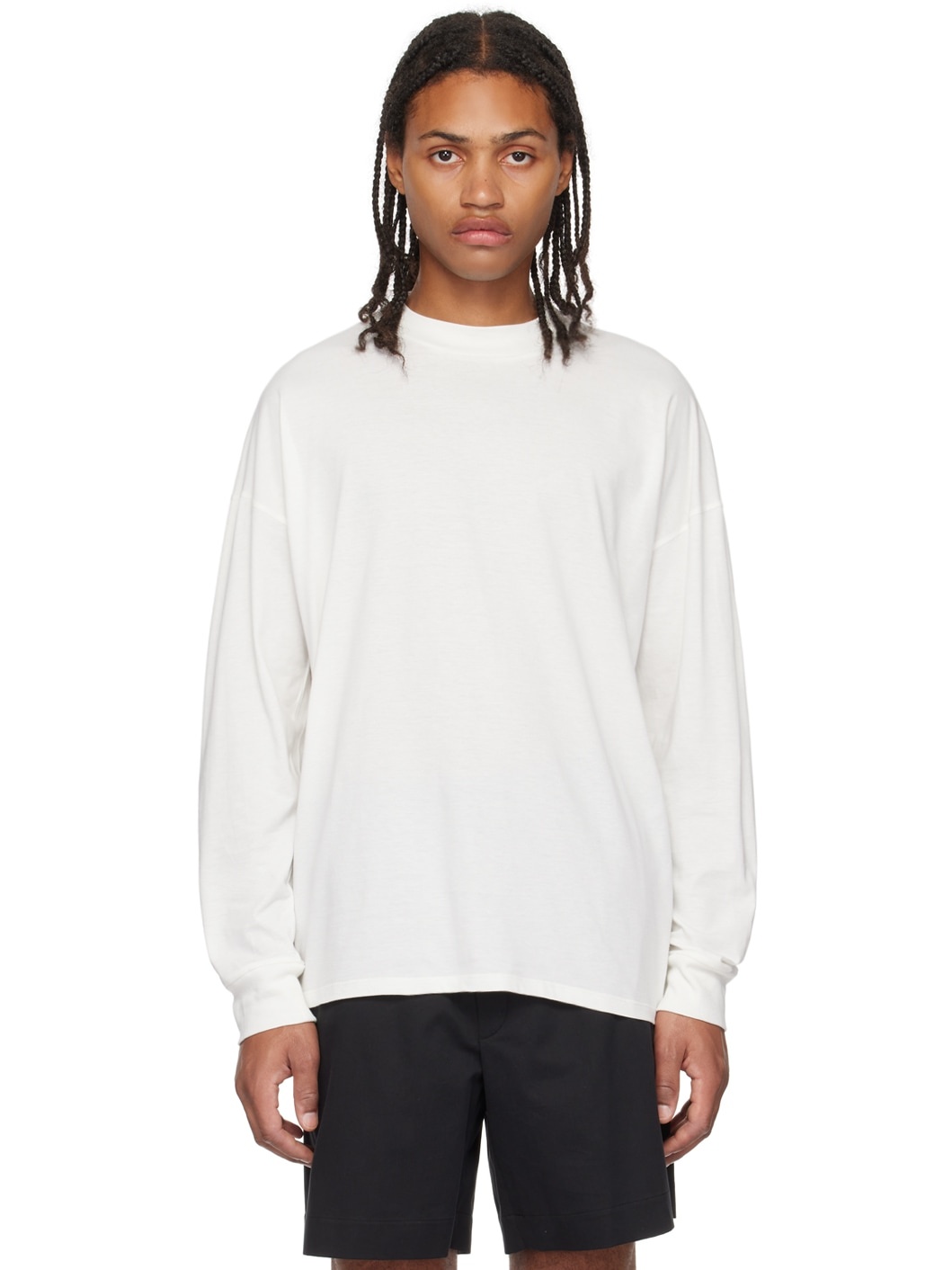 White Drago Long Sleeve T-Shirt - 1