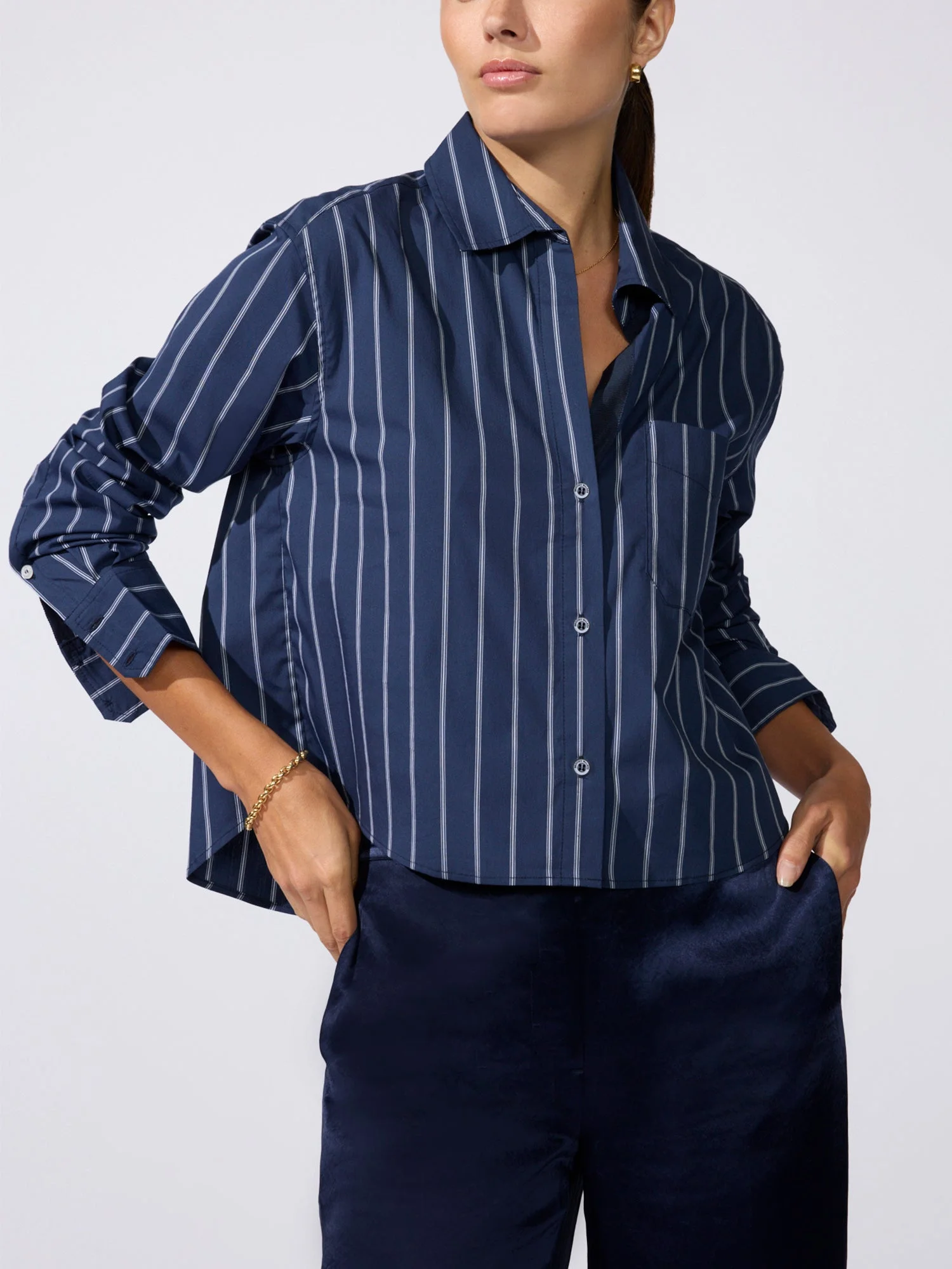 The Everyday Cropped Shirt - 1