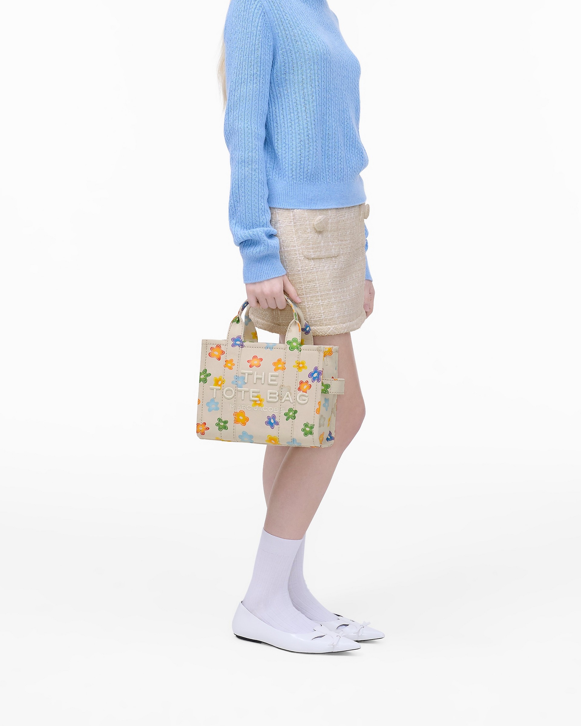 THE WILD DAISY CANVAS SMALL TOTE BAG - 9