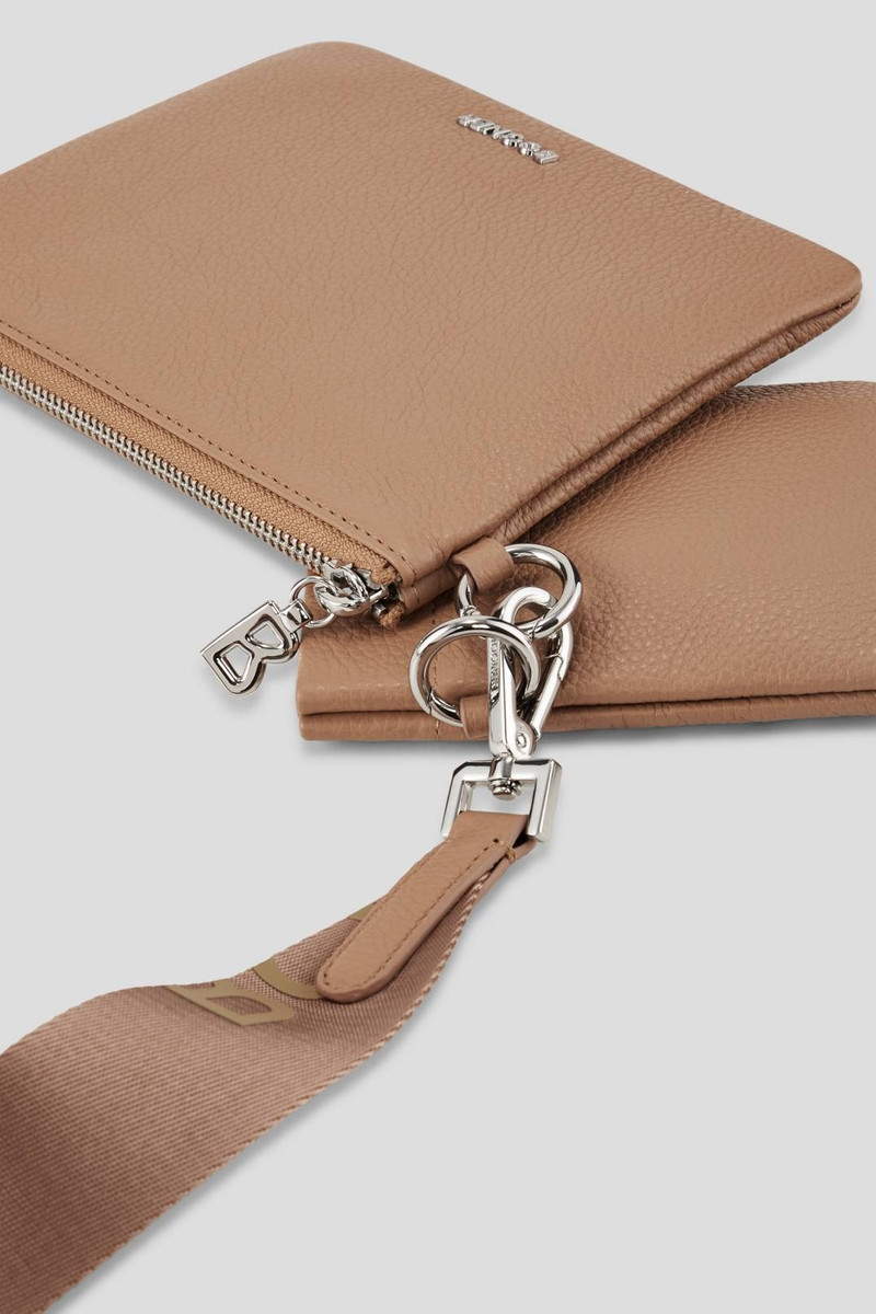 PONTRESINA MARLY MULTI-POCKET SHOULDER BAG IN SAND 6