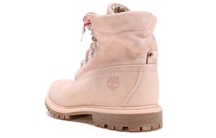(WMNS) Timberland 6 Inch Tagged Boots 'Pale Pink' A1W3DK28 - 4
