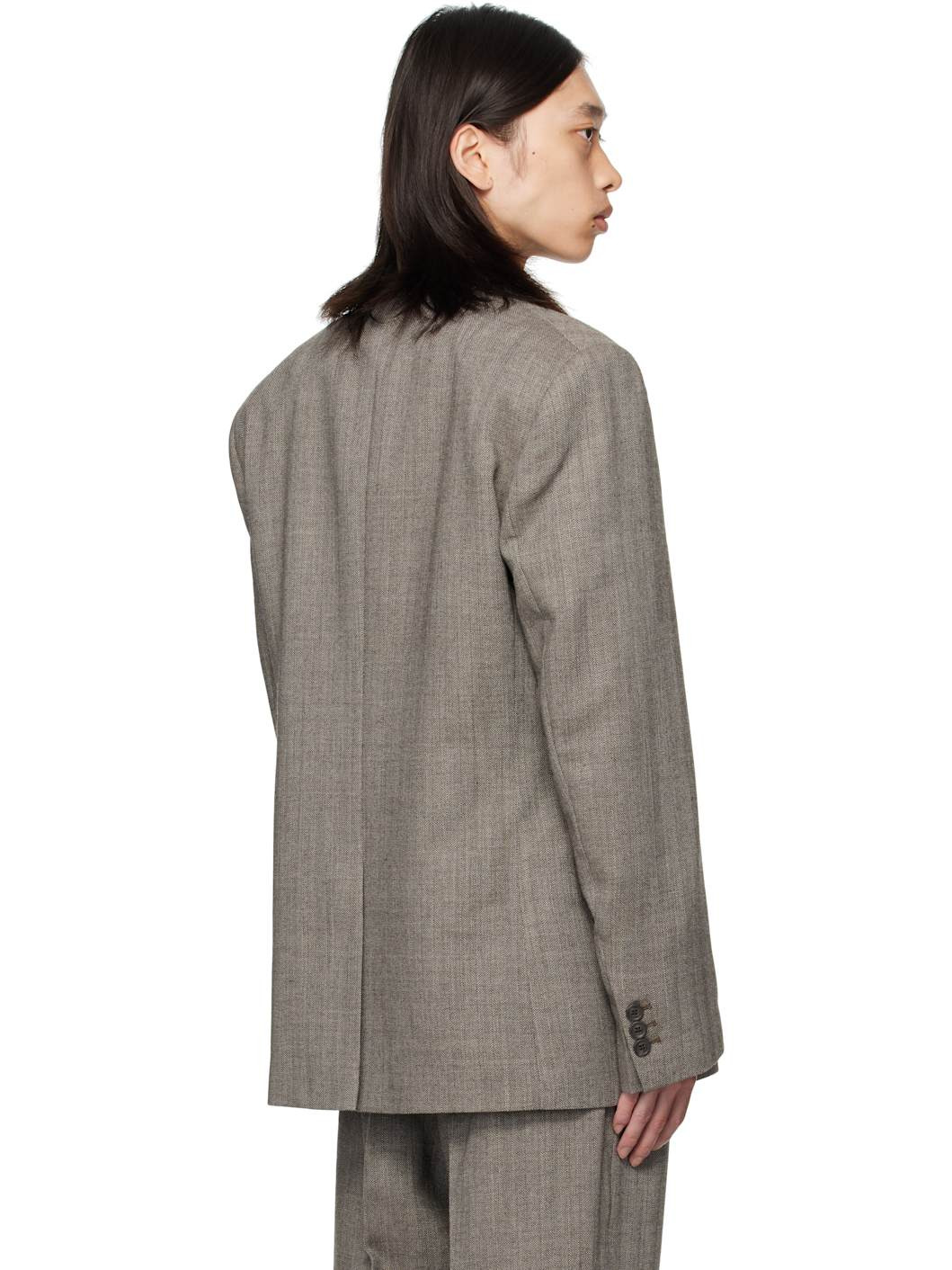 Brown Ceremony Blazer - 3