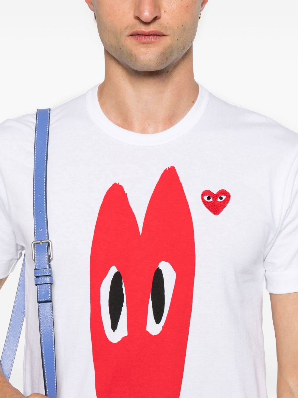 contrast logo T-shirt - 5