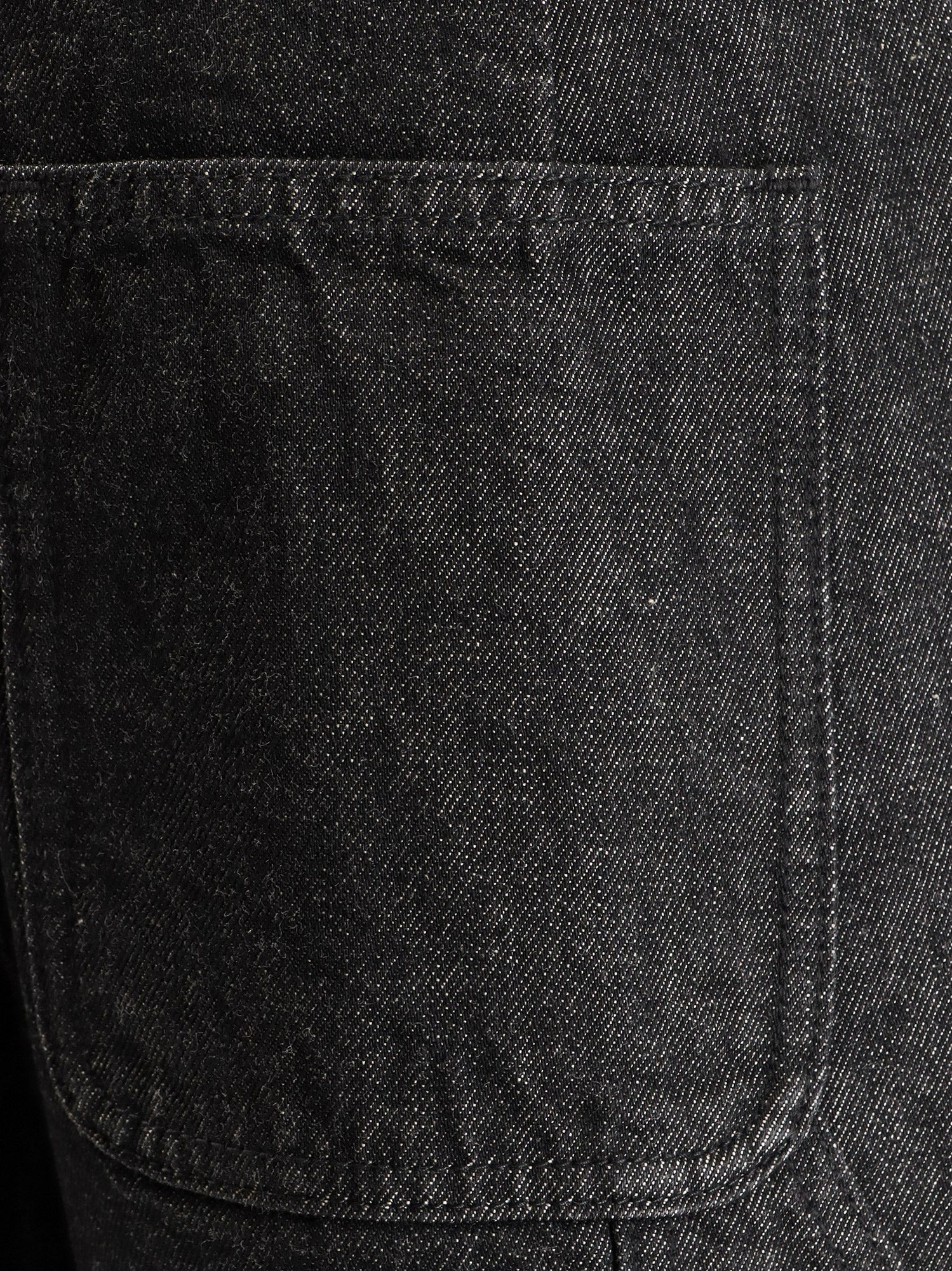 Cuff Raw Cotton Jeans - 3